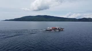 Passenger boat in Batangas Philippines