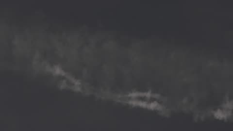 What Appears To Be A DNA Strand Trail Over HB Calif. Jan. 19, 2024