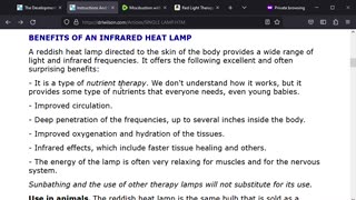 The Red Light Heat Lamp Therapy of Dr. Lawrence Wilson