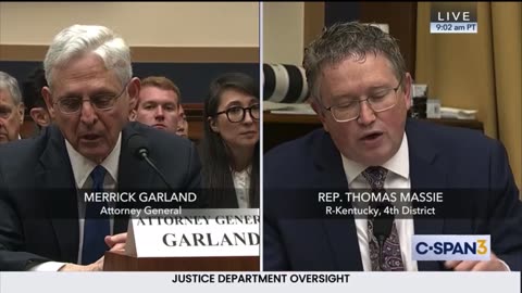 Thomas Massie to AG Merrick Garland you had no legal right to appoint Jack Smith as special counsel