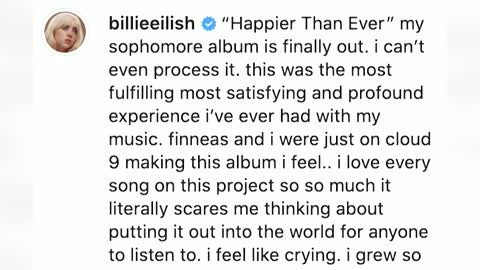 Billie Eilish releases second album to critical acclaim