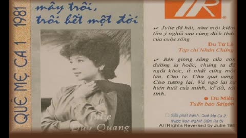 Mây Trôi Trôi Hết Một Đời - Quê Mẹ Cassette1