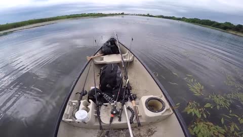 CANOE Topwater Frog Fishing CHALLENGE!!!!