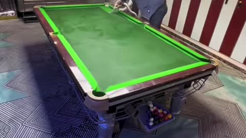 cleaning of billiard table