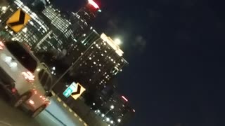 Minneapolis skyline at night time
