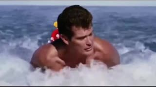 Behind the David Hasselhoff scene from the SpongeBob SquarePants movie, 2004