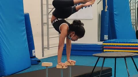 My Daughters' contortion warm-up exercise/routine