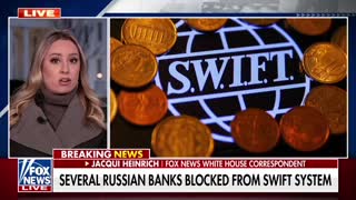 Some Russian banks are being blocked from the SWIFT system