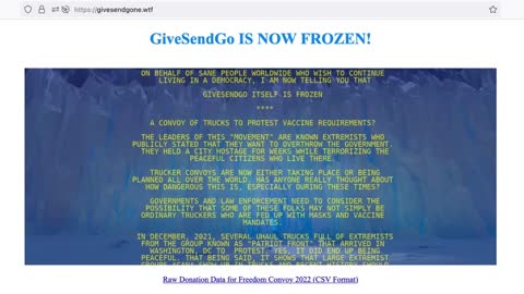 Radical Leftists Hack Freedom Trucker Fundraising Platform GiveSendGo, Doxx Donors - 55% American