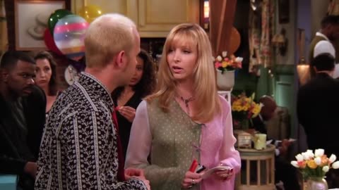 Phoebe Sneaks Guests Out of Monica's Party _ Friends