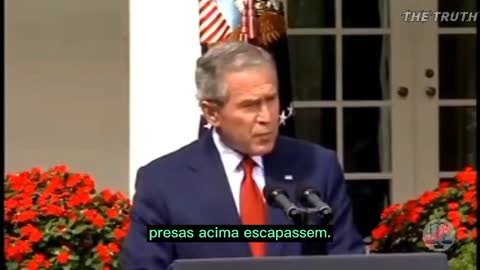 George W. Bush admite que houve explosivos usados em 11 de Setembro. Legendado PT-BR