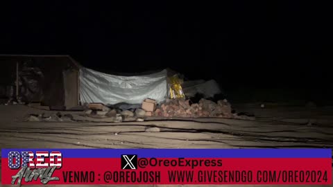 Live - Jacumba CA - Camp Biden at Night.