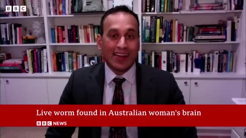The title you've provided is: "Live worm found in Australian woman's brain - BBC News."
