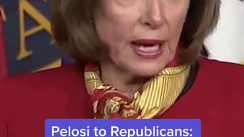 Pelosi to Republicans: "Take back your party'