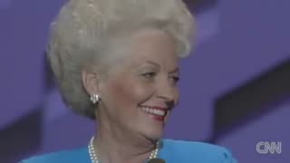 ANN RICHARDS 1988 DNC SPEECH TALKING ABOUT HOW BAD BUSH IS