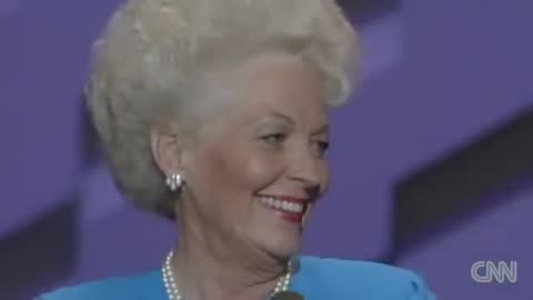 ANN RICHARDS 1988 DNC SPEECH TALKING ABOUT HOW BAD BUSH IS