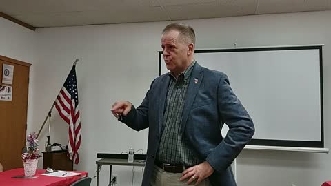 Gubernatorial Candidate Paul Schimph At Illinois Freedom Alliance Headquarters On May 5th 2022