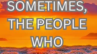 sometimes the people