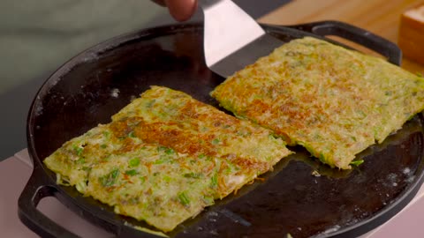 Easy Korean Street Toast | Making Cabbage Egg Sandwich