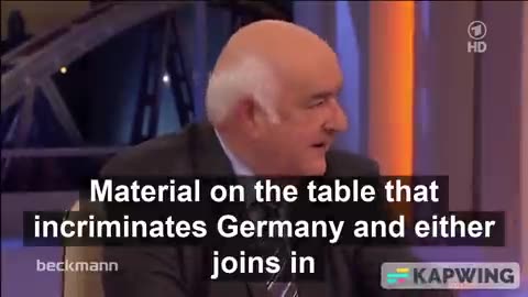 2022-11-18 ZDF Werner Weidenfeld America coordinator over USA blackmail and threads to countries