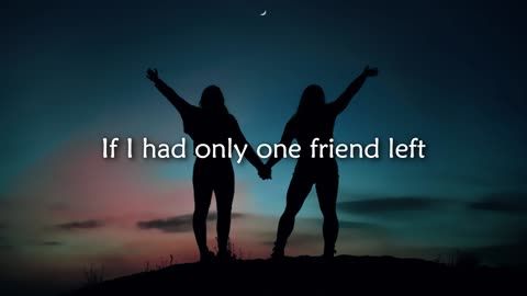 Dan Seals - One Friend (Lyrics)