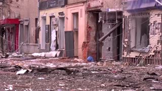 Kharkiv homes left in ruins after Russian strikes