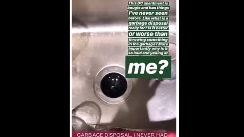 AOC aka privileged Sandy Cortes Smollett doesn't know what a garbage disposal is 😂 😂 😂