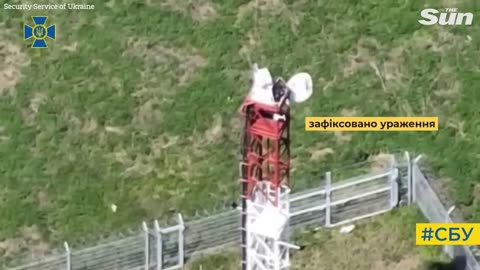 Ukrainian Kamikaze drones wipe out Russian surveillance towers