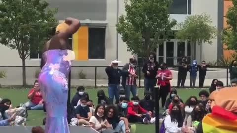 Drag Queen Named “Nicki Jizz” Performs For Middle School Students