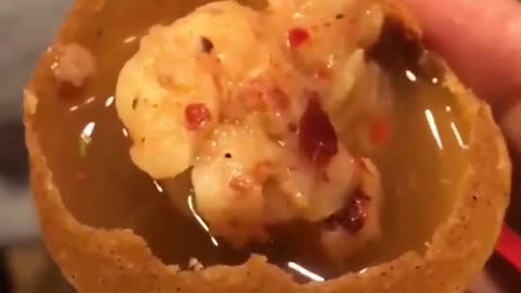 Spicy and Tasty Golgappa -- Indian Street Food -- #shorts #golgappa