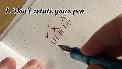 HOW TO USE FLEX NIBS (and how not to break them)