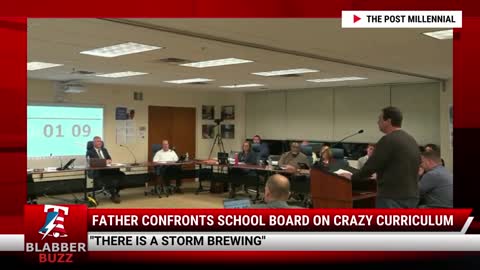 Father Confronts School Board On Crazy Curriculum