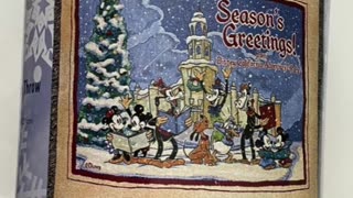 Disney Parks Mickey Mouse Seasons Greetings Tapestry Throw Blanket #shorts