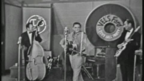 Johnny Cash & The Tennessee Three - I Got Stripes = Live Music Video Town Hall Party 1959 (59005)