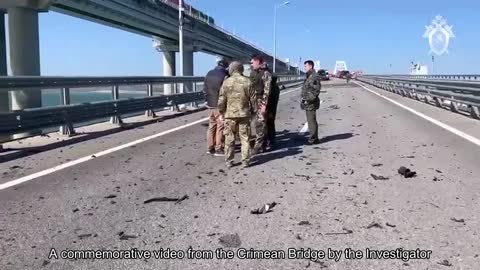 Commemorative video from the Crimean Bridge by the Investigative Committee of the Russian Federatio