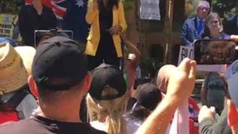 Parents and Workers Unite Against Mandates. Parliament House Sydney 22/3/22