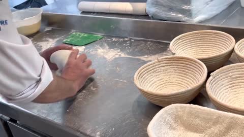 Stitching Technique for a Round Sourdough Boule