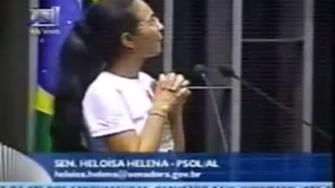 "O presidente da república rouba!" (O Lula rouba) - Pronunciamento - Heloísa Helena 2006