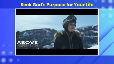 Seek God's purpose for your life # jesus #gos