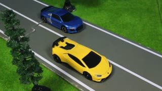 Lamborghini Huracan vs Audi R8 V10 Plus