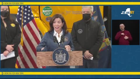 ‘No Excuses’: Kathy Hochul Tells New Yorkers To Stay Off The Roads As She Issues Blizzard Warning