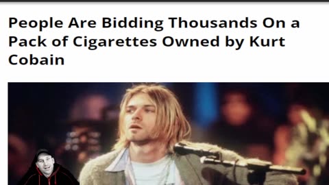 Over $5000 for a Pack of Cigarettes Owned by Kurt Cobain!