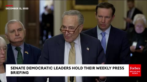 Chuck Schumer After Meeting With Zelensky In DC- 'He Was Extremely Persuasive'