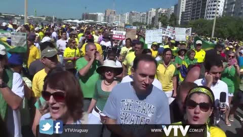 VTV NOTICIAS: BRASIL PROTESTAS