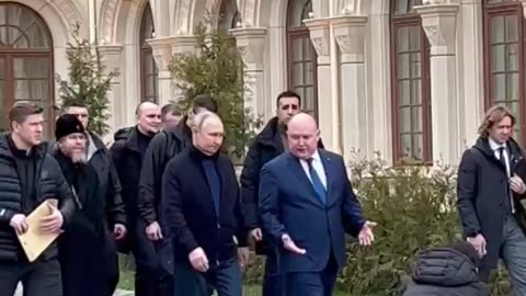 President Vladimir Putin has arrived in Crimea