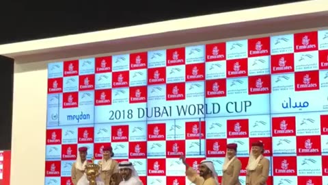 Congratulations to @godolphin , @hhshkmohd & @faz3 for winning The Dubai World Cup 🏆