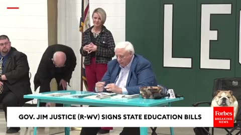 Governor Jim Justice Signs Series Of West Virginia Education Bills Into Law