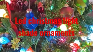 Christmas Light shade ornaments