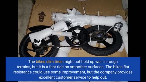 Customer Comments: Jasion EB3 Electric Bike for Adults 21mph Folding Adults Electric Bicycles,...