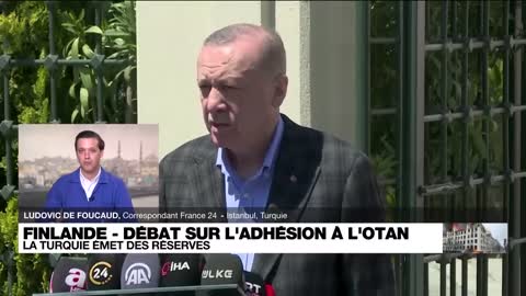 La Turquie est hostile à l'adhésion de la Finlande et de la Suède à l'Otan • FRANCE 24